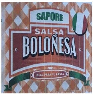 SAPORE SALSA BOLOÑESA IDEAL PARA TU PASTA